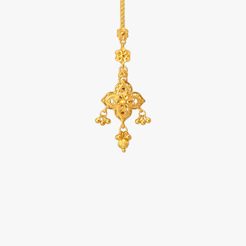 Sublime Elegance Gold Maang Tikka