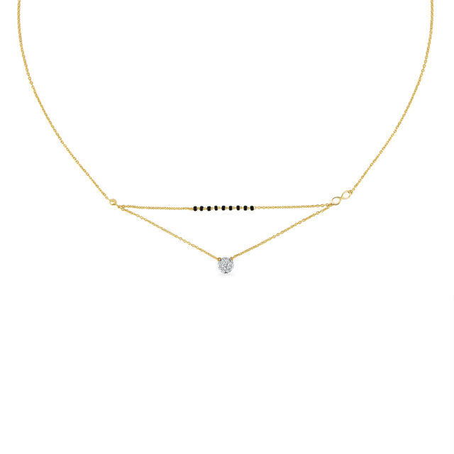 14KT Yellow Gold Two-As-One Mangalsutra,,hi-res image number null