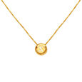Letter X Gold Pendant with Chain For Kids,,hi-res image number null