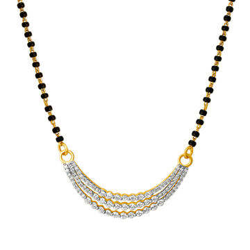 Tiered Diamond Mangalsutra