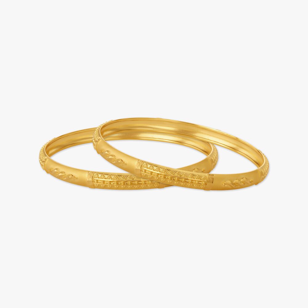 22k gold bangles designs hotsell with price tanishq