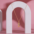 Enchanted Transformation 18KT Chain White Moon Stone  Pendant with chain,,hi-res image number null