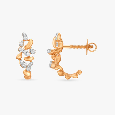 Sparkling Gala Hoop Earrings