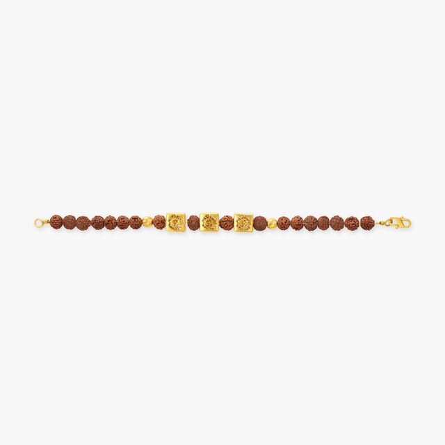 Elegant Om Rudraksha Bracelet,,hi-res image number null