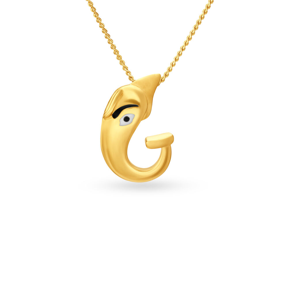 Ganesh pendant silver clearance tanishq