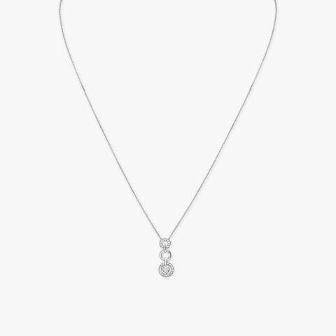 It Goes Round! Diamond Pendant with Chain