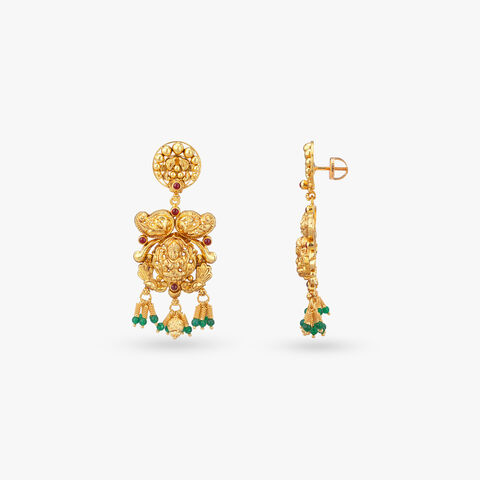 Timeless Royalty Gold Drop Earrings