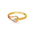 Charming 18 Karat Gold And Diamond Flower Ring,,hi-res 2