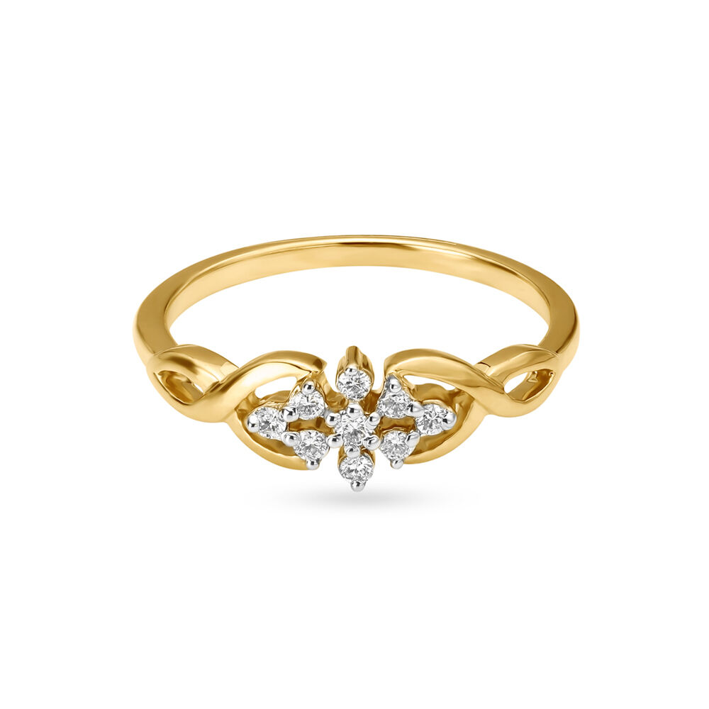 Buy Infinity Diamond Finger Ring at Best Price | Tanishq UAE