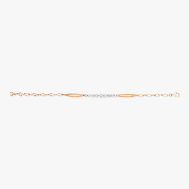 Elegant Motif Diamond Bracelet
