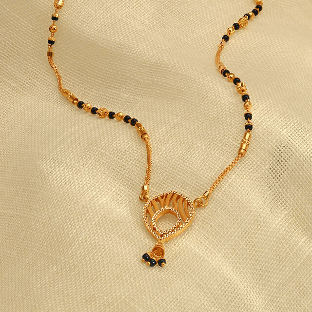 Gram Gold Pendant Gold Plated Mangalsutra Tanishq Chain