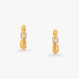 Interlocking Gold Hoop Earrings 3