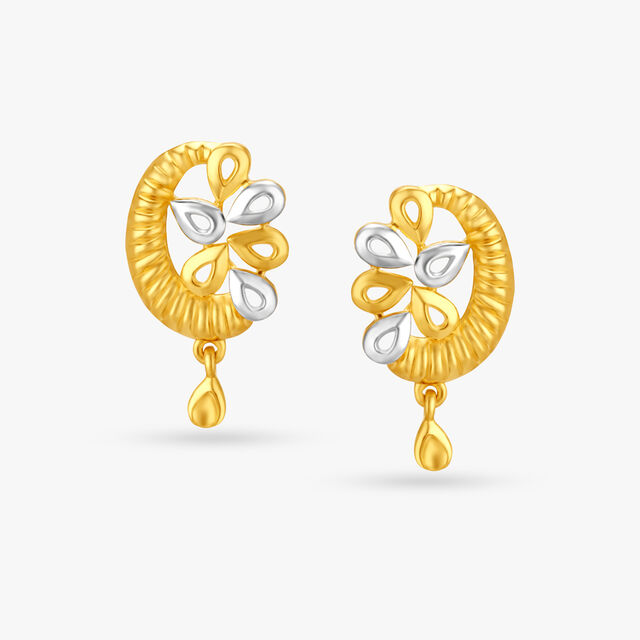Serene Crescent Drop Earrings,,hi-res image number null