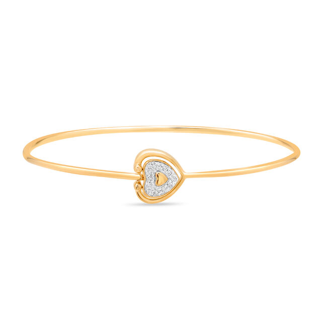 14 KT Yellow Gold Little Joys Diamond Bangle,,hi-res image number null