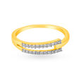 Fanciable V Shape Diamond Finger Ring,,hi-res image number null