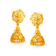 Enticing Gold Jhumki Earrings,,hi-res image number null