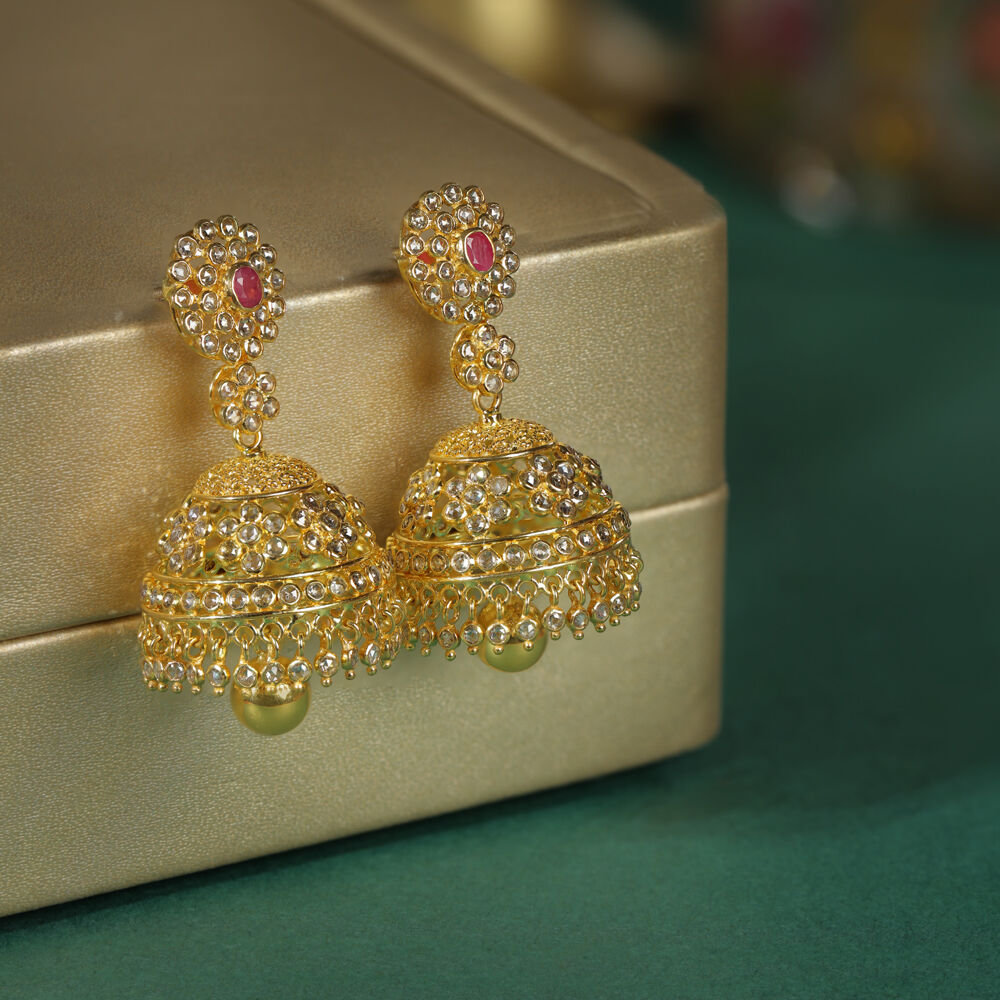 Tanishq silver best sale jhumka
