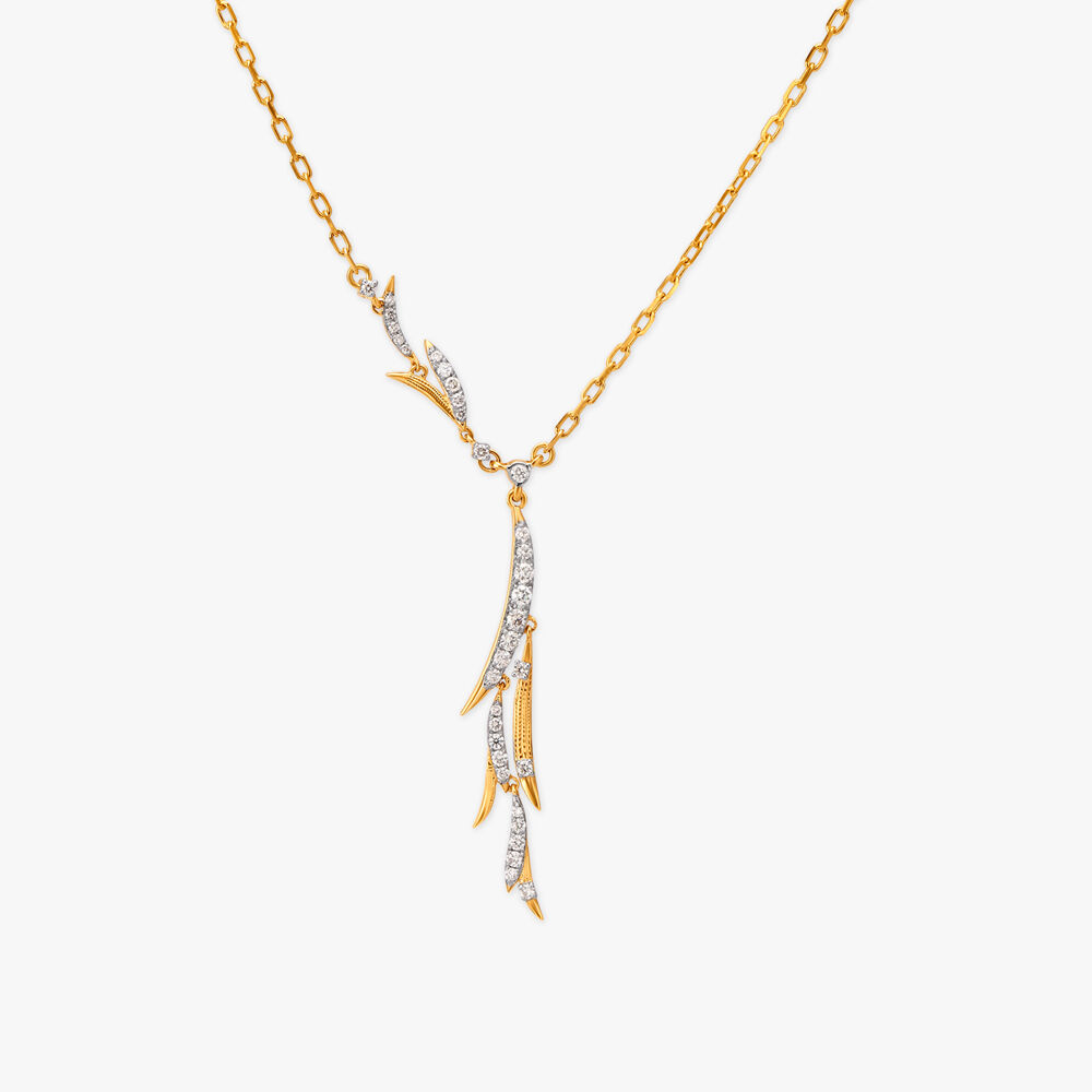 Diamond pendant necklace tanishq hotsell