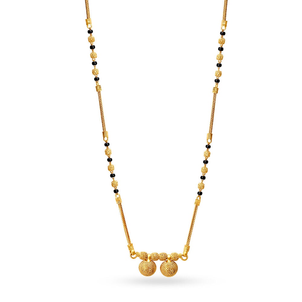 Double clearance pendant mangalsutra