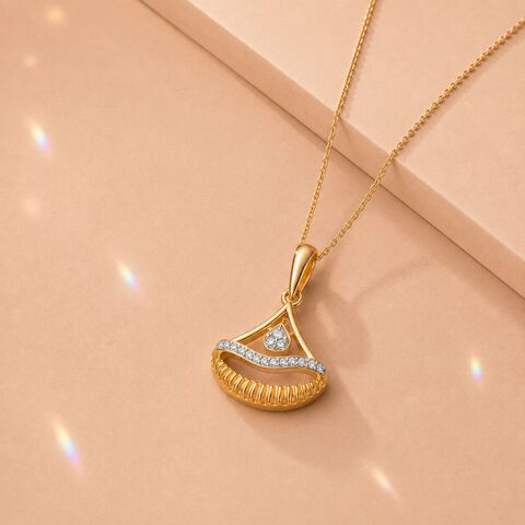 Lumin Crest Diamond Pendant
