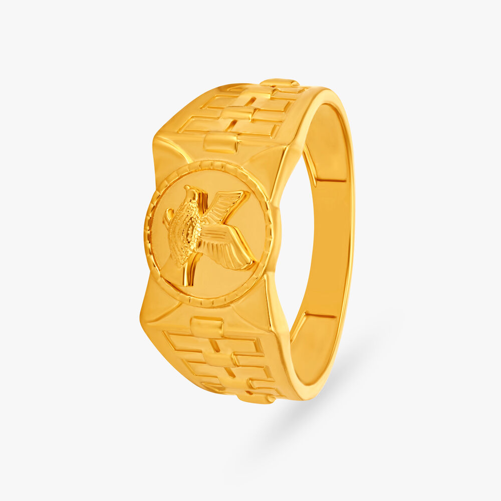 Tanishq ring top for men