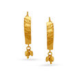 Riveting Gold Hoop Earrings With Beads,,hi-res image number null