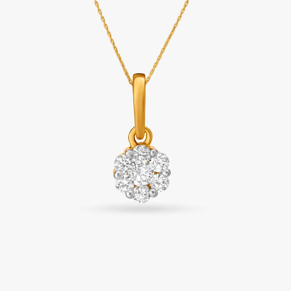 Solitaire pendant tanishq outlet