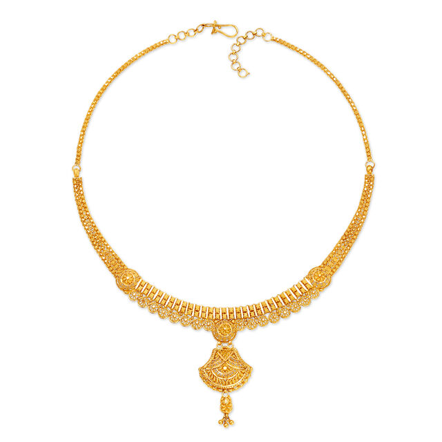 Exquisite Gold Necklace Set,,hi-res image number null