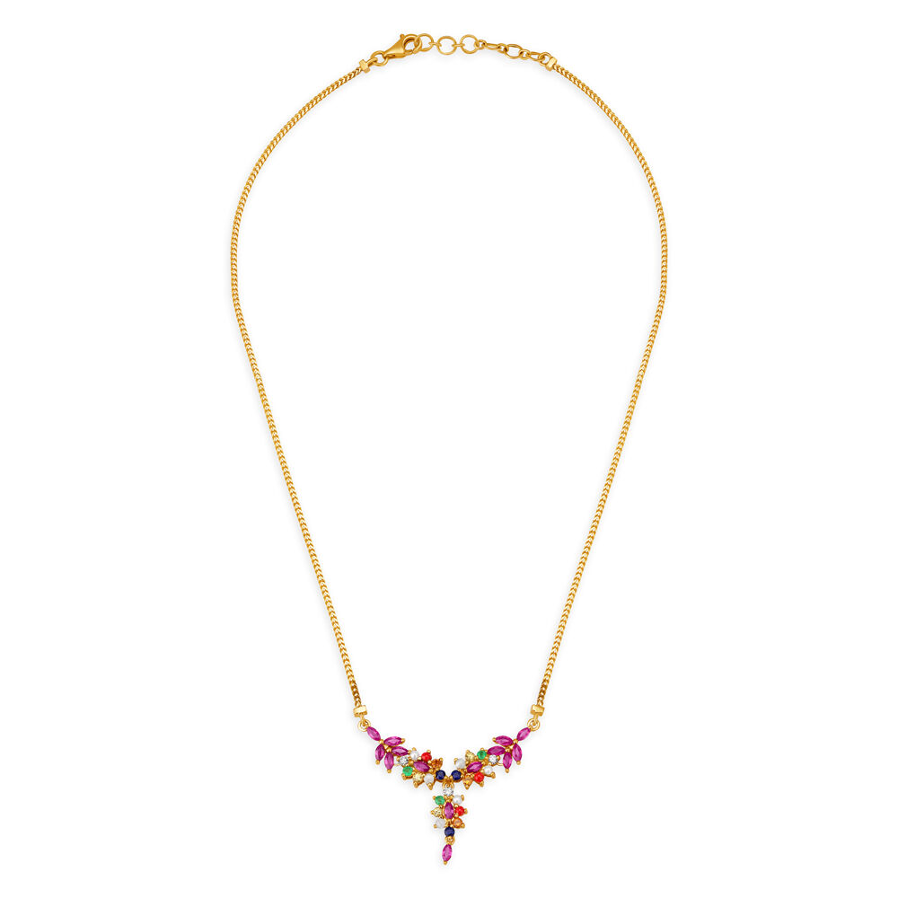 Tanishq sales navratna earrings