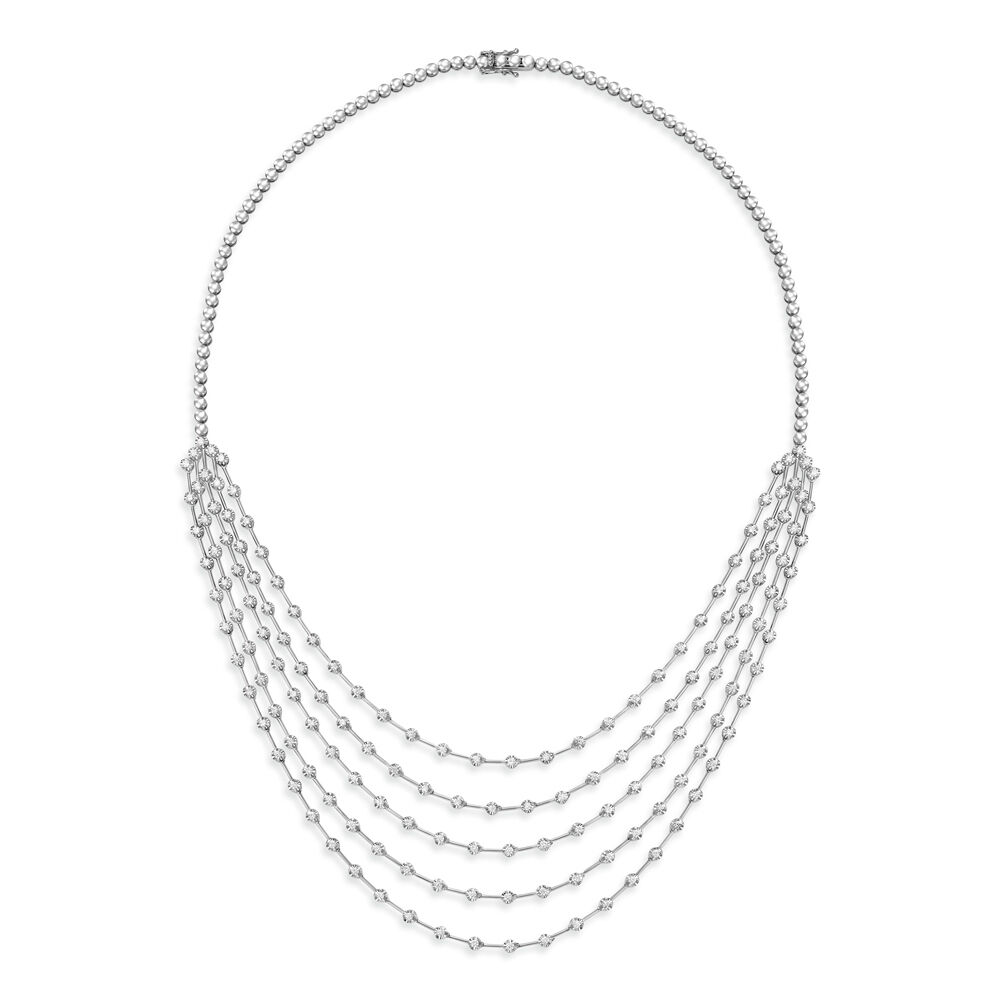 Diamond Tennis Necklace | 10 Carat Diamond Tennis Necklace