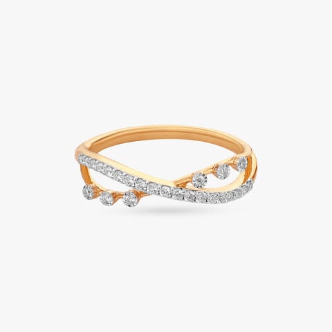 Twilight Twist Diamond Ring