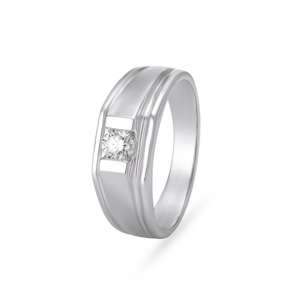 Get the Perfect Men's 950 Platinum Rings | GLAMIRA.in