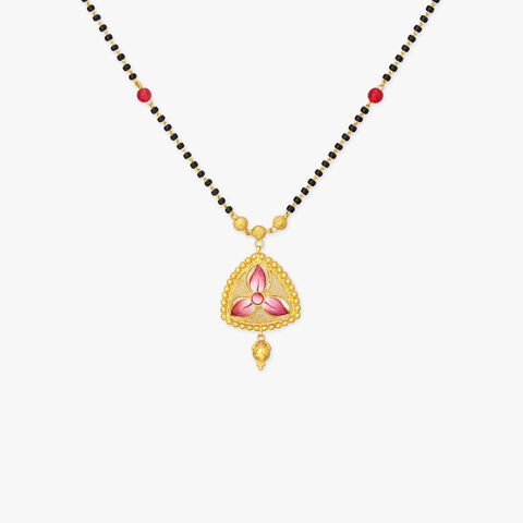 Blossom Crest Gold Mangalsutra