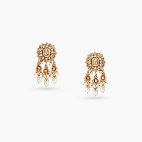 Timeless Embellished Diamond Drop Earrings