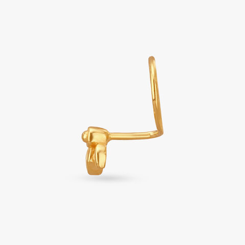 Petal Perfection Gold Nose Pin