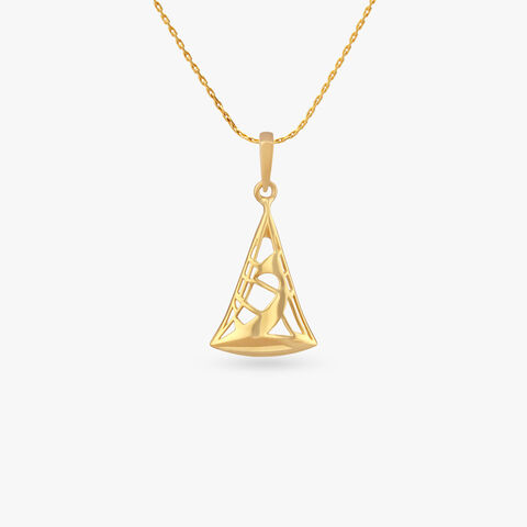 Artful Swing Gold Pendant