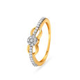 Dainty Bow Inspired Finger Ring,,hi-res image number null