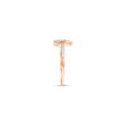 14 KT Rose Gold Paisley Diamond Ring,,hi-res image number null
