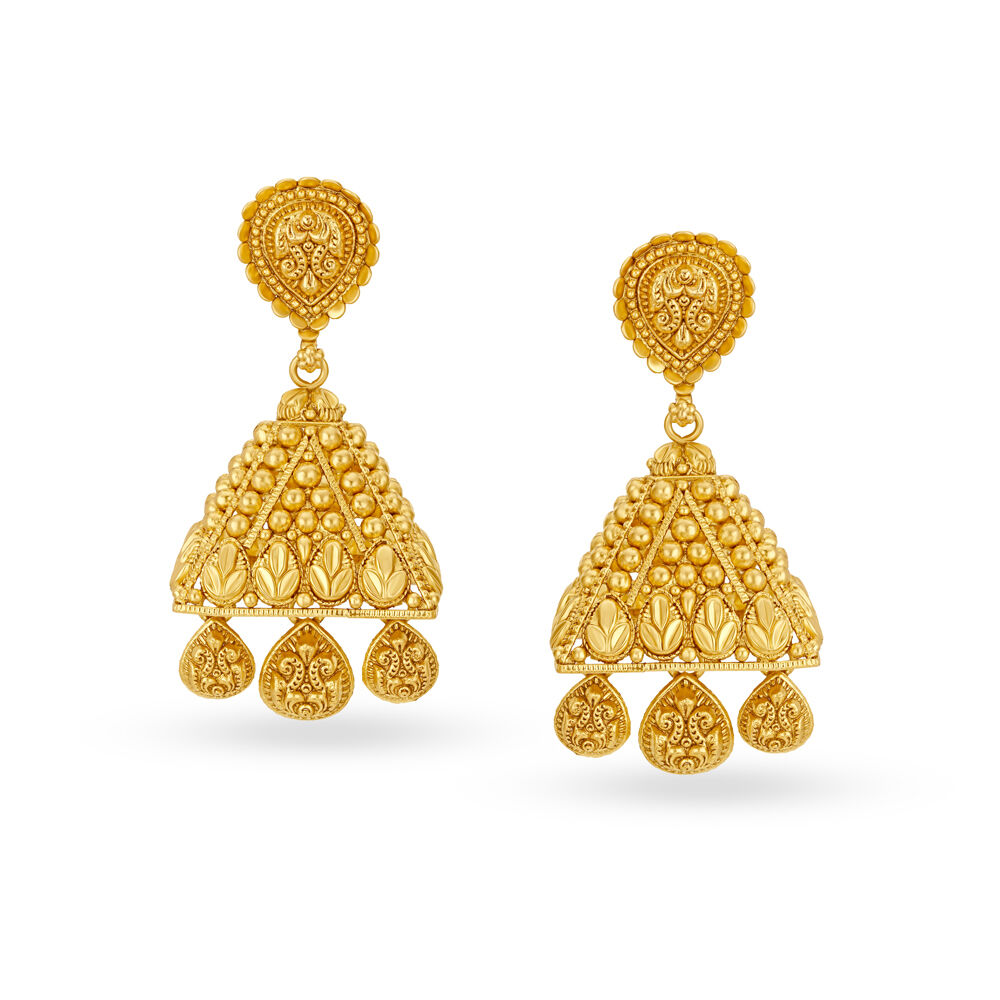 Share 205+ gold jhumka earrings kalyan jewellers best