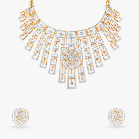 Magnificent Diamond Necklace Set