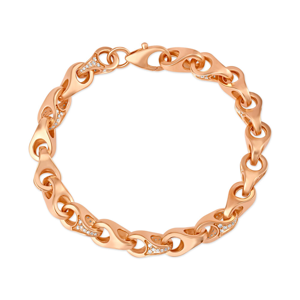 18k Rose Gold Love Diamond Bracelet Tanishq For Couples S925 Sterling  Silver, Wide Narrow Version, Diamond Free TN4Y 8K64 From Cocojjoo, $147.81  | DHgate.Com