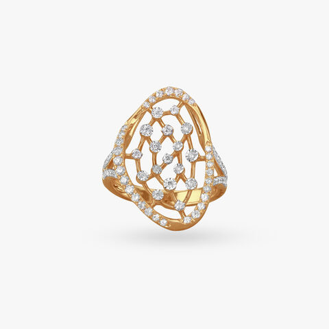 Timeless Dance Diamond Finger Ring