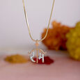 Lord Rama Gold and Diamond Pendant 