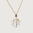 Lord Rama Gold and Diamond Pendant 2
