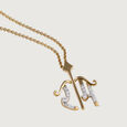 Lord Rama Gold and Diamond Pendant 3