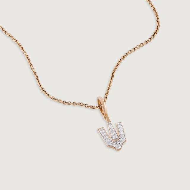 Tirupati Balaji Gold and Diamond Pendant 3