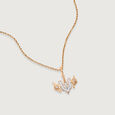 Balaji Shankh Chakra Namah Gold and Diamond Pendant 3