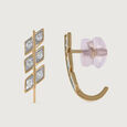 Artisan Heritage Gold & Diamond Stud Earrings 5