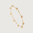 Crochet Shine Gold and Diamond Bangle 5