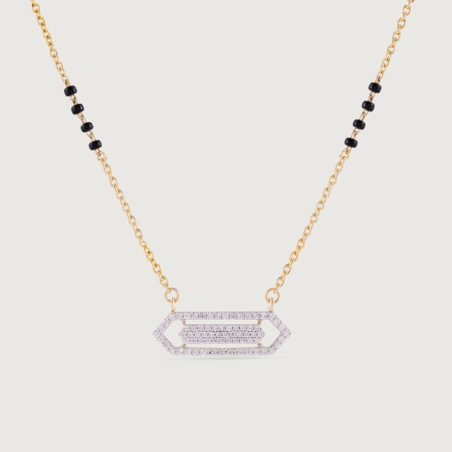 Modern Marvel Gold and Diamond Mangalsutra 3